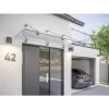 SCHULTE Vordach Glas Glasvordach VSG Echtglas Edelstahl Überdachung Türdach 1800x907 -SCHULTE Shop 11177439 1