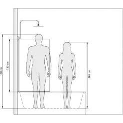 Schulte Duschwand Berlin, 70 X 130 Cm, 5 Mm Sicherheitsglas, Duschabtrennung Für Badewanne Alu-Natur, ESG Klar Hell -SCHULTE Shop 20153654 4