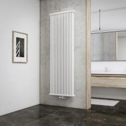 Badheizkörper Kiel Power Pack Von Schulte, Alpinweiß, Anschluss Unten Mittig, 60 X 180 Cm, 2026 Watt Leistung