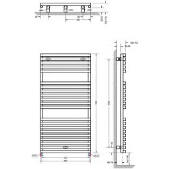 Badheizkörper Genf Von Schulte, Anschluss Unten Rechts/links Oder Elektrobetrieb Möglich, Alpinweiß, 60 X 118,2 Cm, 718 Watt Leistung 7 Badheizkörper Genf Von Schulte, Anschluss Unten Rechts/links Oder Elektrobetrieb Möglich, Alpinweiß, 60 X 118,2 Cm, 718 Watt Leistung -SCHULTE Shop 20798128 3