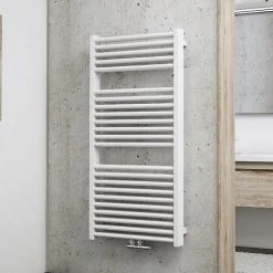 Badheizkörper München Powerpack Von Schulte, Anschluss Unten Mittig, Alpinweiß, 60 X 123 Cm, 986 Watt Leistung