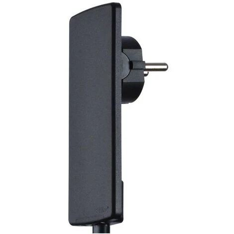 Schulte Winkelstecker EVOLINE PLUG, Schwarz Flache Bauform, Ohne Anschlussleitung 151000000100 2 Schulte Winkelstecker EVOLINE PLUG, Schwarz Flache Bauform, Ohne Anschlussleitung 151000000100