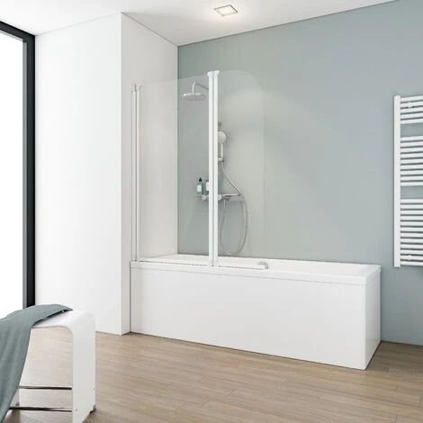 Badewannenfaltwand Komfort Teilgerahmt 2 -teilig Von Schulte, 3 Mm Sicherheitsglas (ESG) Klar Hell, Profilfarbe: Alpinweiß, Anschlag Standardmäßig Links,optional Rechts, 114 X 140 Cm 3 Badewannenfaltwand Komfort Teilgerahmt 2 -teilig Von Schulte, 3 Mm Sicherheitsglas (ESG) Klar Hell, Profilfarbe: Alpinweiß, Anschlag Standardmäßig Links,optional Rechts, 114 X 140 Cm