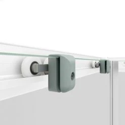 Schulte Duschkabine Sunny Eckeinstieg Mit Schiebetüren, Variabel Von 75 - 90 Cm, 180 Cm, Montage Auf Duschwanne Oder Fliese, Profilfarbe Alpinweiß, 4 Mm Sicherheitsglas (ESG) Klar Hell -SCHULTE Shop 39030187 3