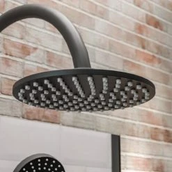 Schulte Komplettkabine Jersey, 90 X 90 X 215 Cm, Mattschwarz, Sicherheitsglas ESG, Duschtempel Inkl. Duschwanne, Rückwand, Duschsystem, Handbrause, Kopfbrause -SCHULTE Shop 44326292 4