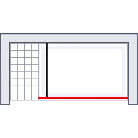 Schulte Walk In Dusche Alexa Style 2.0, ESG Sicherheitsglas Dekor Frame Mattweiß, Profilfarbe: Mattweiß, Größe 120 X 200 Cm 4 Schulte Walk In Dusche Alexa Style 2.0, ESG Sicherheitsglas Dekor Frame Mattweiß, Profilfarbe: Mattweiß, Größe 120 X 200 Cm – Bild 2