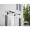 SCHULTE Vordach Haustürdach Anthrazit Polycarbonat Klar 1380x900 Überdachung Türdach -SCHULTE Shop 6826632 1