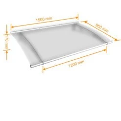 SCHULTE Vordach Haustürdach Edelstahl Acrylglas Satiniert 1500x950 Überdachung Türdach 7 SCHULTE Vordach Haustürdach Edelstahl Acrylglas Satiniert 1500x950 Überdachung Türdach -SCHULTE Shop 6826635 3