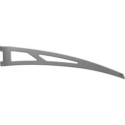 SCHULTE Vordach 1600x900 Haustürdach Anthrazit Polycarbonat Klar Überdachung Türdach -SCHULTE Shop 6826736 4