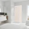 Schulte DecoDesign Duschrückwand, Wandverkleidung Aus 3mm Aluminium- Verbundplatte Als Fugenloser Fliesenersatz, Dekor: Putzoptik- Beige, Größe: 100 X 210 Cm -SCHULTE Shop 70140218 1