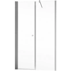 Schulte Duschtür Drehtür Mit Nebenteil Garant 2.0, 6mm ESG Sicherheitsglas Klar Hell, Profilfarbe: Alu Natur, Größe 120 X 200 Cm, Anschlag Links -SCHULTE Shop 71990849 2