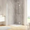 Schulte Duschwand Walk In Mit Dreh-Falt- Element, 6 Mm ESG Sicherheitsglas Klar Hell, Profilfarbe: Alu Natur, Größe: 100 X 200 Cm, Anschlag Rechts 1 Schulte Duschwand Walk In Mit Dreh-Falt- Element, 6 Mm ESG Sicherheitsglas Klar Hell, Profilfarbe: Alu Natur, Größe: 100 X 200 Cm, Anschlag Rechts -SCHULTE Shop 71990859 1
